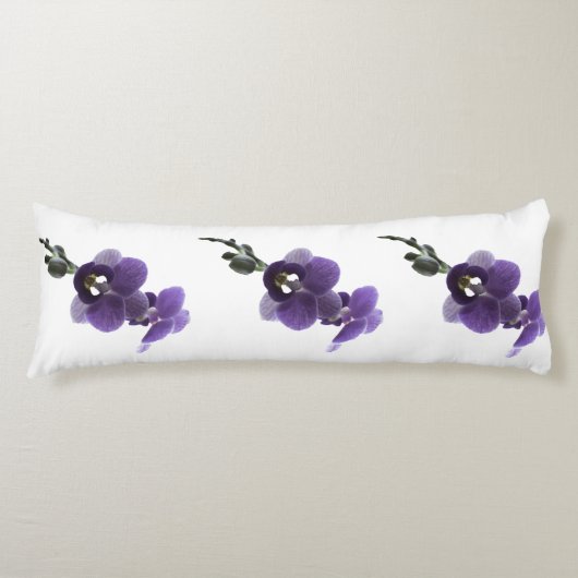 Paarse orchidebloem, carrosserie lichaamskussen (Voorkant)