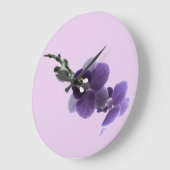 Paarse orchidebloem, grote klok (Hoek)