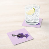 Paarse orchidebloem, Onderzetter (Insitu)