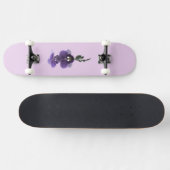 Paarse orchidebloem, Skateboard (Horizontaal)