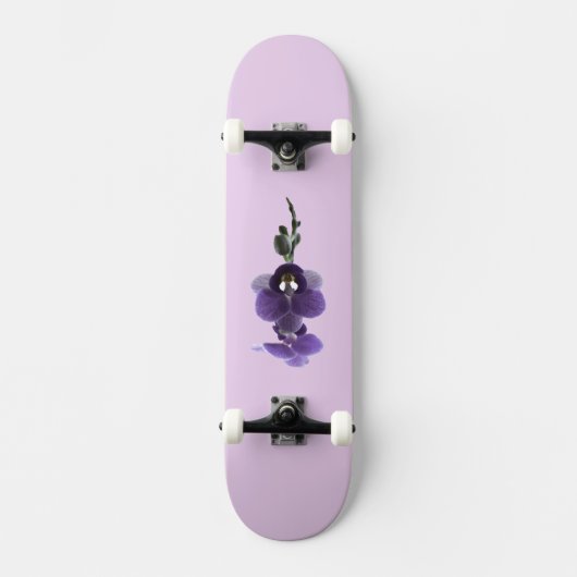 Paarse orchidebloem, Skateboard (Voorkant)