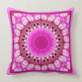 Paarse Orchidee Abstract Mandala No 5 Sierkussen