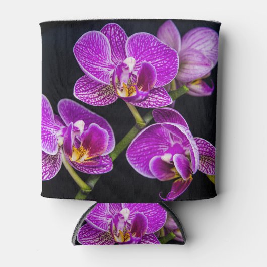 Paarse orchidee blikjeskoeler (Voorkant)