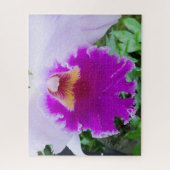 paarse orchidee close-up legpuzzel (Verticaal)