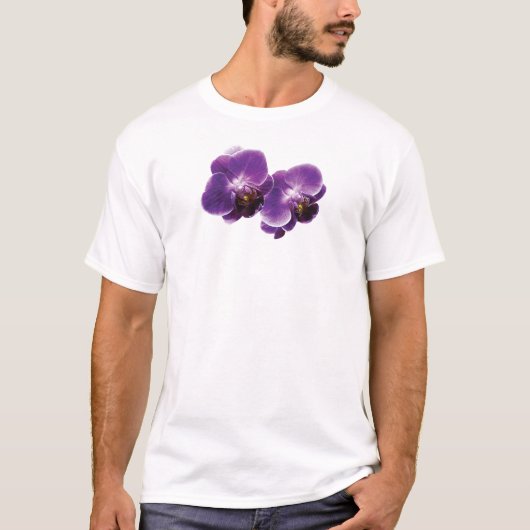 Paarse Orchidee Duet T-shirt (Voorkant)