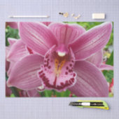 Paarse Orchidee Elegant Floral Tissuepapier (Craft)