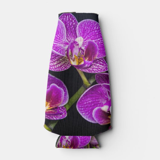 Paarse orchidee flesjeskoeler (Voorkant)