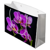 Paarse orchidee groot cadeauzakje (Achterkant Gekanteld)