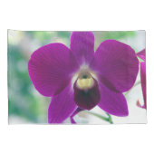 Paarse Orchidee Kussensloop (Achterkant-Rechts)