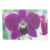 Paarse Orchidee Kussensloop (Voorkant-Links)