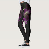 Paarse orchidee leggings (Links)