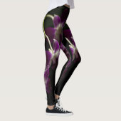 Paarse orchidee leggings (Rechts)