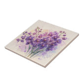 Paarse Orchidee Phalaenopsis Waterverf Art Tegeltje (Zijkant)