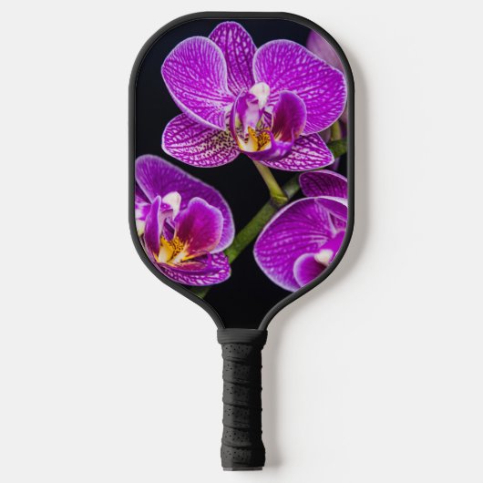 Paarse orchidee pickleball paddle (Voorkant)