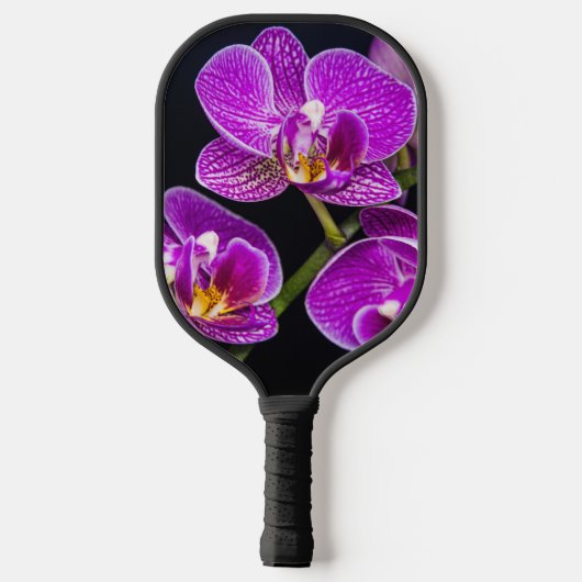 Paarse orchidee pickleball paddle (Achterkant)