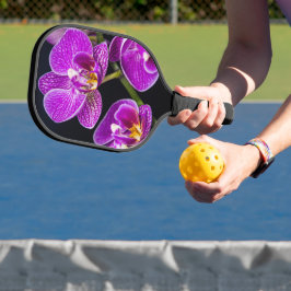 Paarse orchidee pickleball paddle