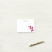 Paarse Orchidee Post-it Notities Post-it® Notes (Op bureau)