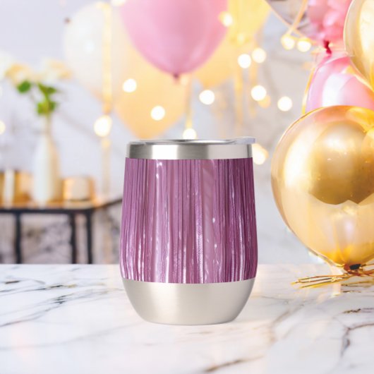 Paarse Orchidee Roze Tinsel Stripes (Vrijgezellenfeest)