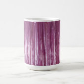 Paarse Orchidee Roze Tinsel Stripes Koffiemok (Center)