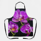 Paarse orchidee schort (Voorkant)