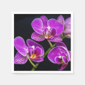Paarse orchidee servet (Voorkant)