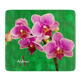 Paarse Orchidee Snijplank