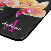 Paarse Orchidee  Snijplank (Hoek)