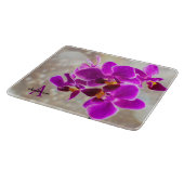Paarse Orchidee Snijplank (Hoek)
