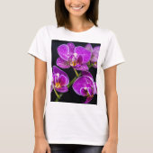 Paarse orchidee t-shirt (Voorkant)