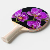 Paarse orchidee tafeltennisbatje (Voorkant Gekanteld)