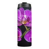 Paarse orchidee thermosbeker (Voorkant)