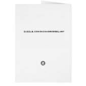 Paarse Orchidee waterverf oranje pop (Achterkant)