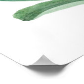 paarse orchidee waterverf poster (Hoek)