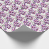 Paarse Orchideeën Cadeaupapier (Hoek)