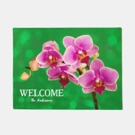 Paarse Orchideeën Deurmat