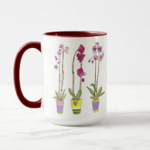 Paarse Orchideeën Fantasievolle Tuin Botanisch