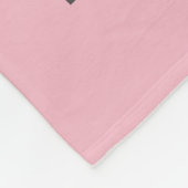 Paarse orchideeën fleece deken (Hoek)