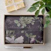 Paarse orchideeën floral-bouquet decoupage tissuepapier (Geschenk)