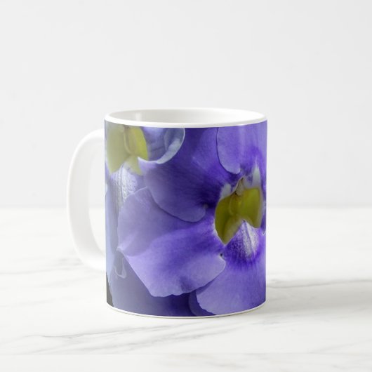 Paarse Orchideeën Koffiemok (Voorkant links)