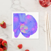 Paarse orchideeën servet (Insitu)