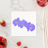 Paarse orchideeën servet (Insitu)