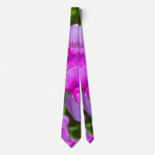 Paarse Orchideeën Stropdas