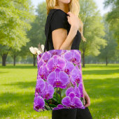 Paarse Orchideeën Tote Tas