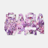 Paarse Orchideeën Waterverf Favoriete Boxen Bedankdoosjes (Uitgevouwen)