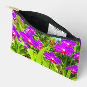 Paarse Orchideeën Zakje Etui (Open)