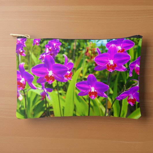 Paarse Orchideeën Zakje Etui