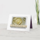 Paarse orchideeuitnodiging (Achterkant)