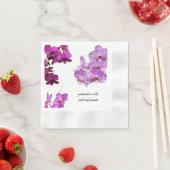 Paarse Orchids Napkins Servet (Insitu)