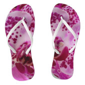 Paarse Orchids Petals Teenslippers (Voetbed)