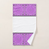 Paarse oriëntaalse ontwerp bad handdoek (Handdoek)